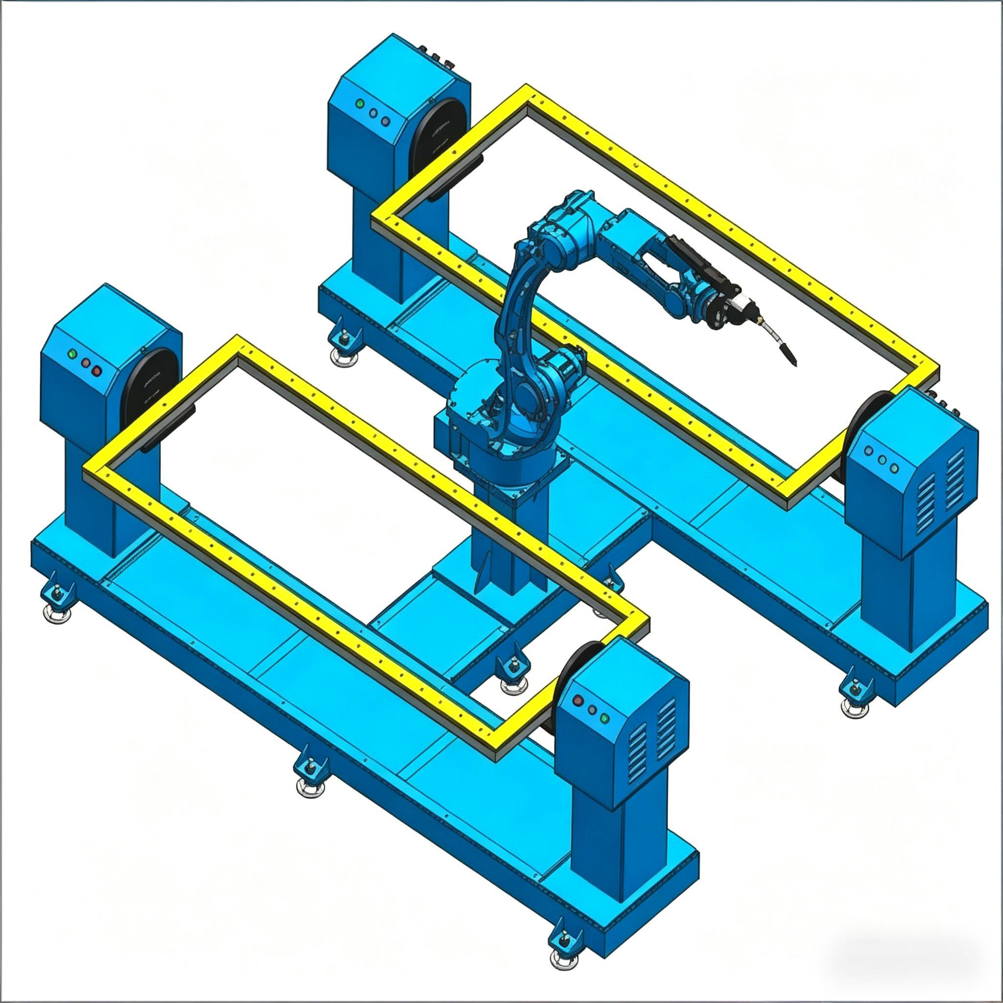 H-Type Positioner Welding Workstation