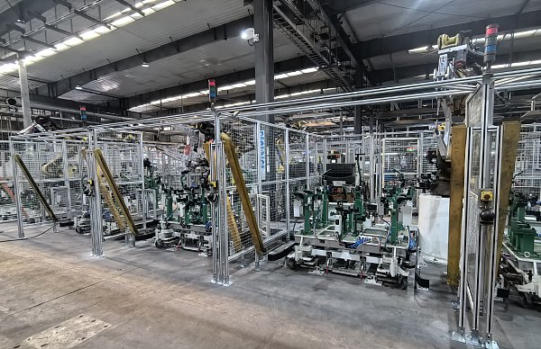 Rear floor plate production line project