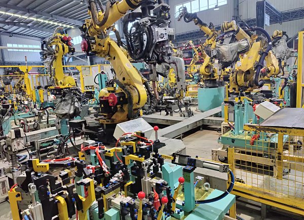 Front longitudinal beam production line project