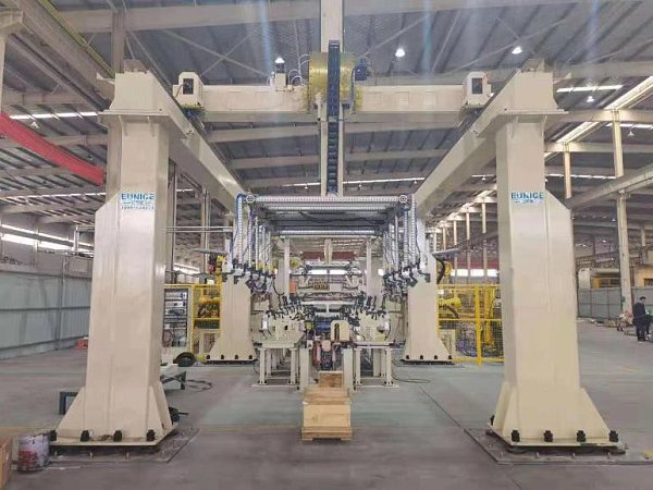 Rear chassis floor production line project