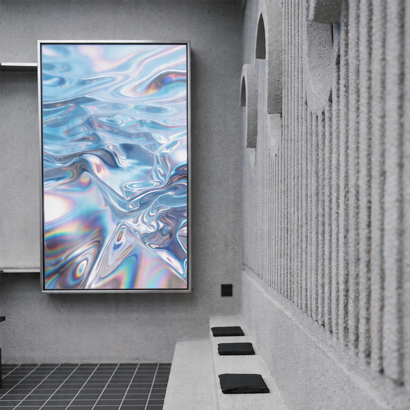 Wall-mounted poster display