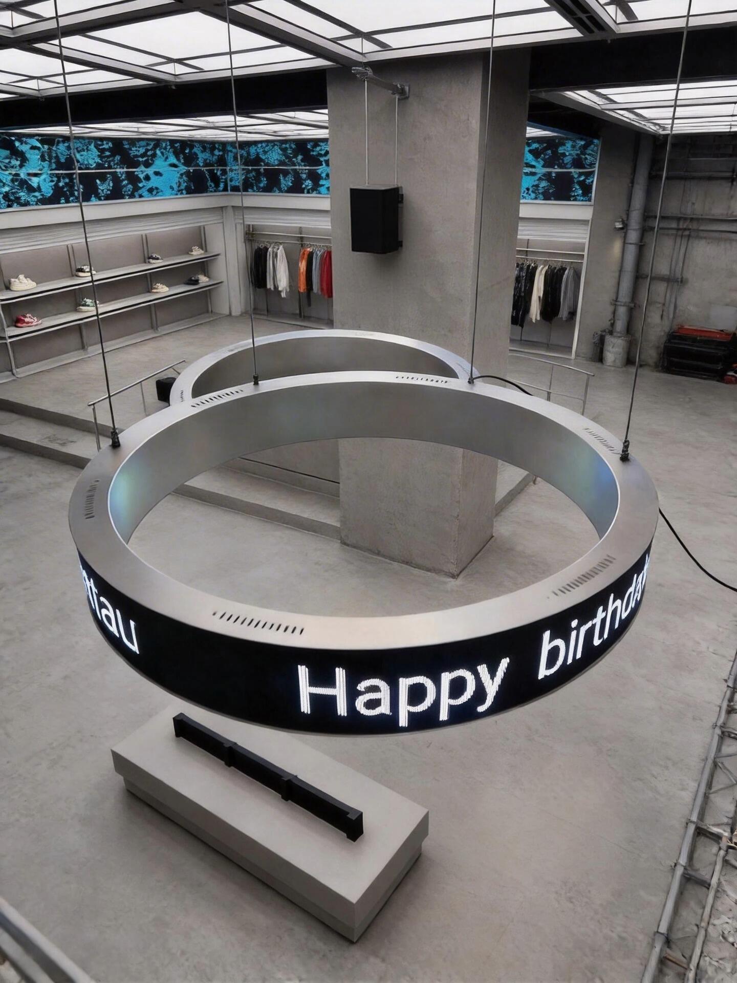 Circular screen