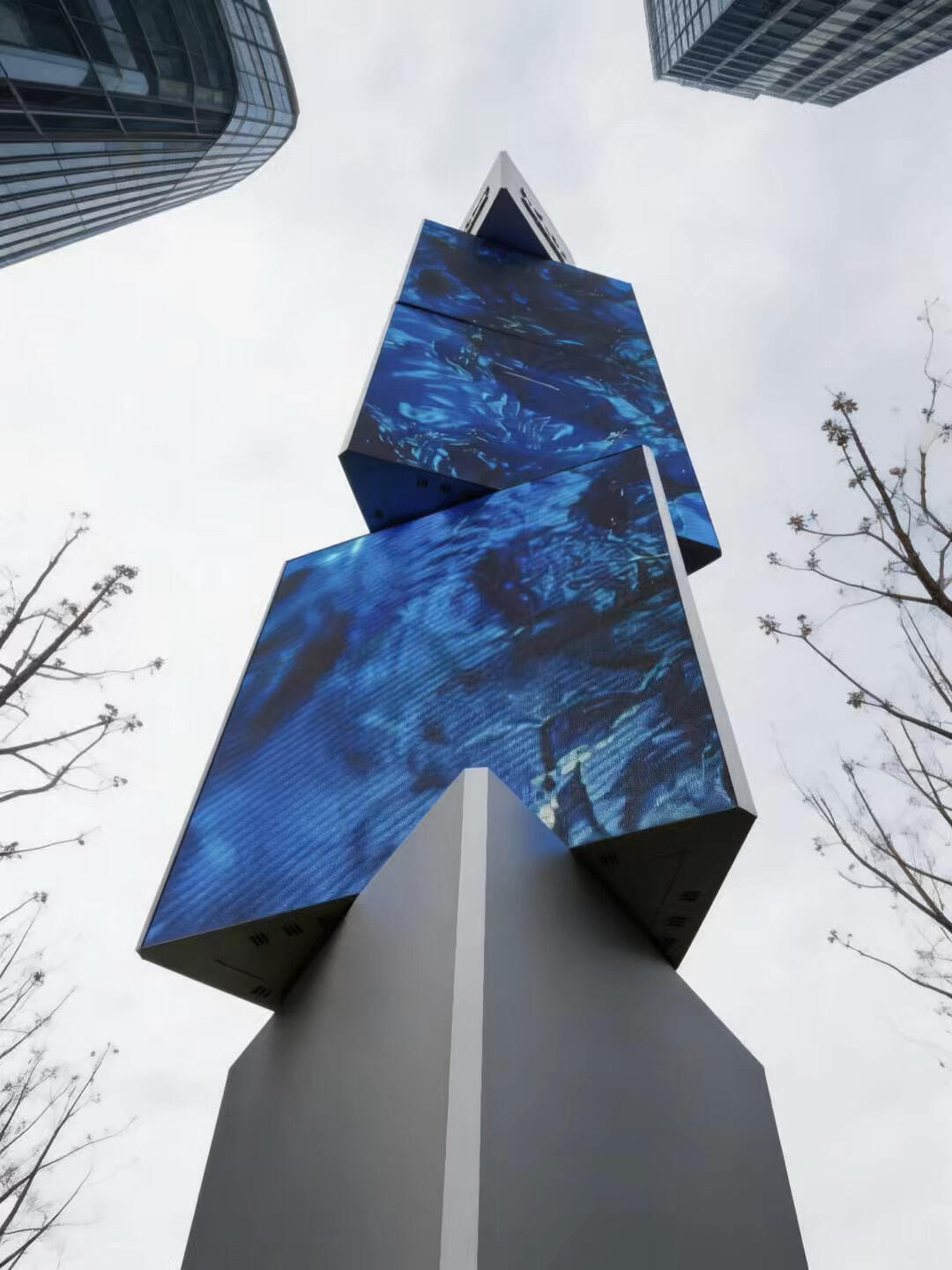 安吉机械旋转屏2 Anji Wealth Center – Mechanical Rotating Screen Project