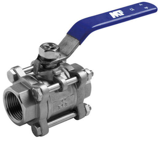 Three-Piece Ball Valve F-F Full Bore Threaded End