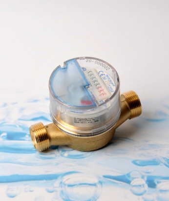 Single-jet dry dial 360° rotating counter