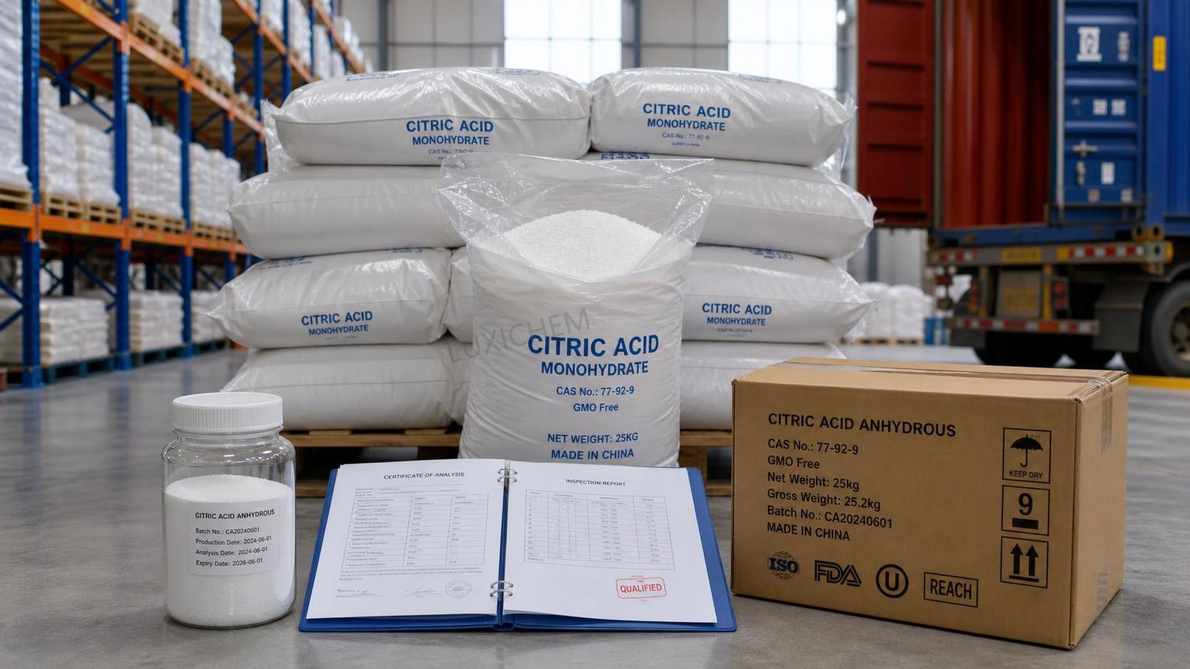 What to Ask a Citric Acid Anhydrous Supplier Before Approving a Bulk Order