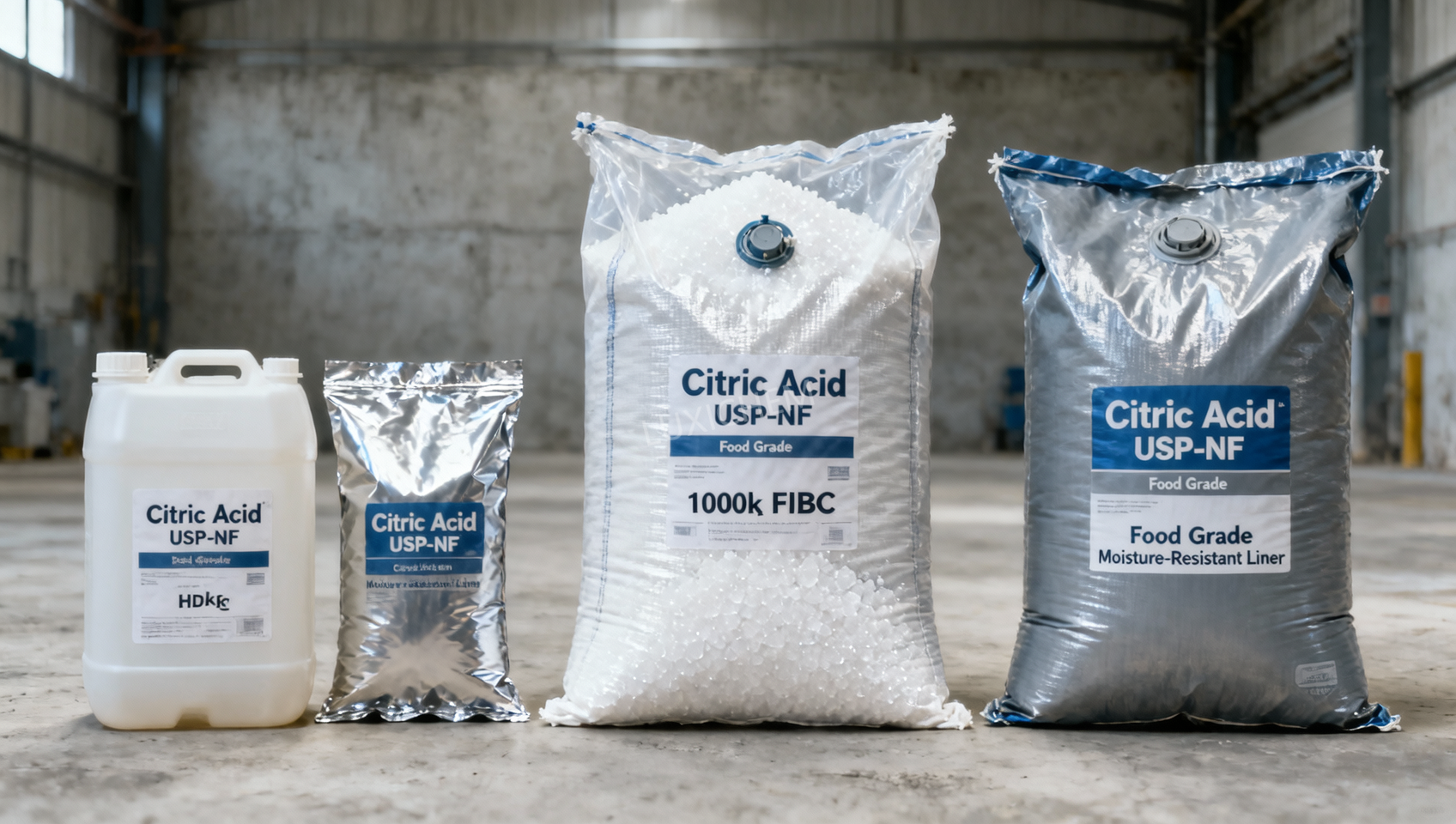 Vente en gros ou au détail d’acide citrique : quantités minimales de commande, options d’emballage et logistique pour les acheteurs en vrac