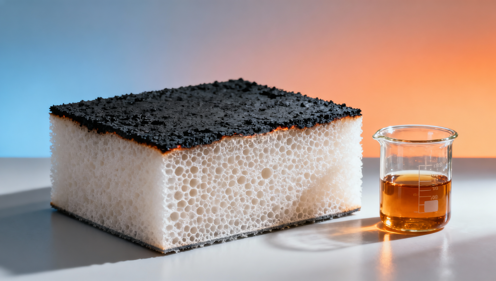 Como o poliol de poliéster aromático contribui para o desempenho ao fogo da espuma rígida