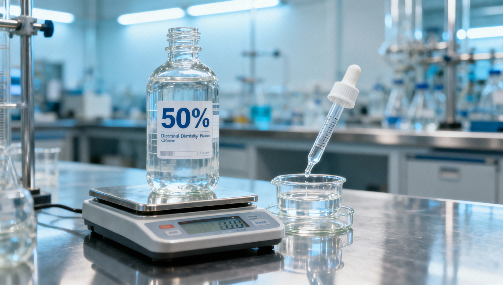 What does 50% dodecyl dimethyl benzyl ammonium chloride concentration mean?