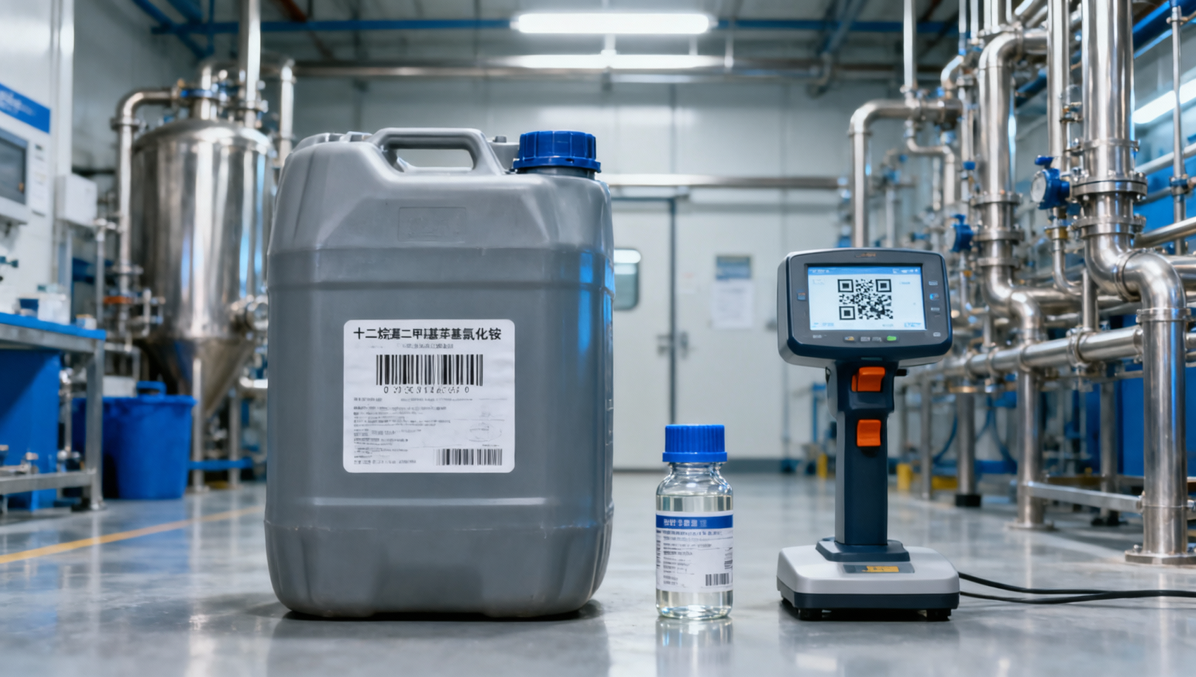 Assessing traceability at a dodecyl dimethyl benzyl ammonium chloride manufacturer