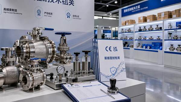 Il primo giorno della Fiera delle Macchine per Fluidi di Qingdao si concentra sulla catena di fornitura di valvole conformi a CE/UKCA