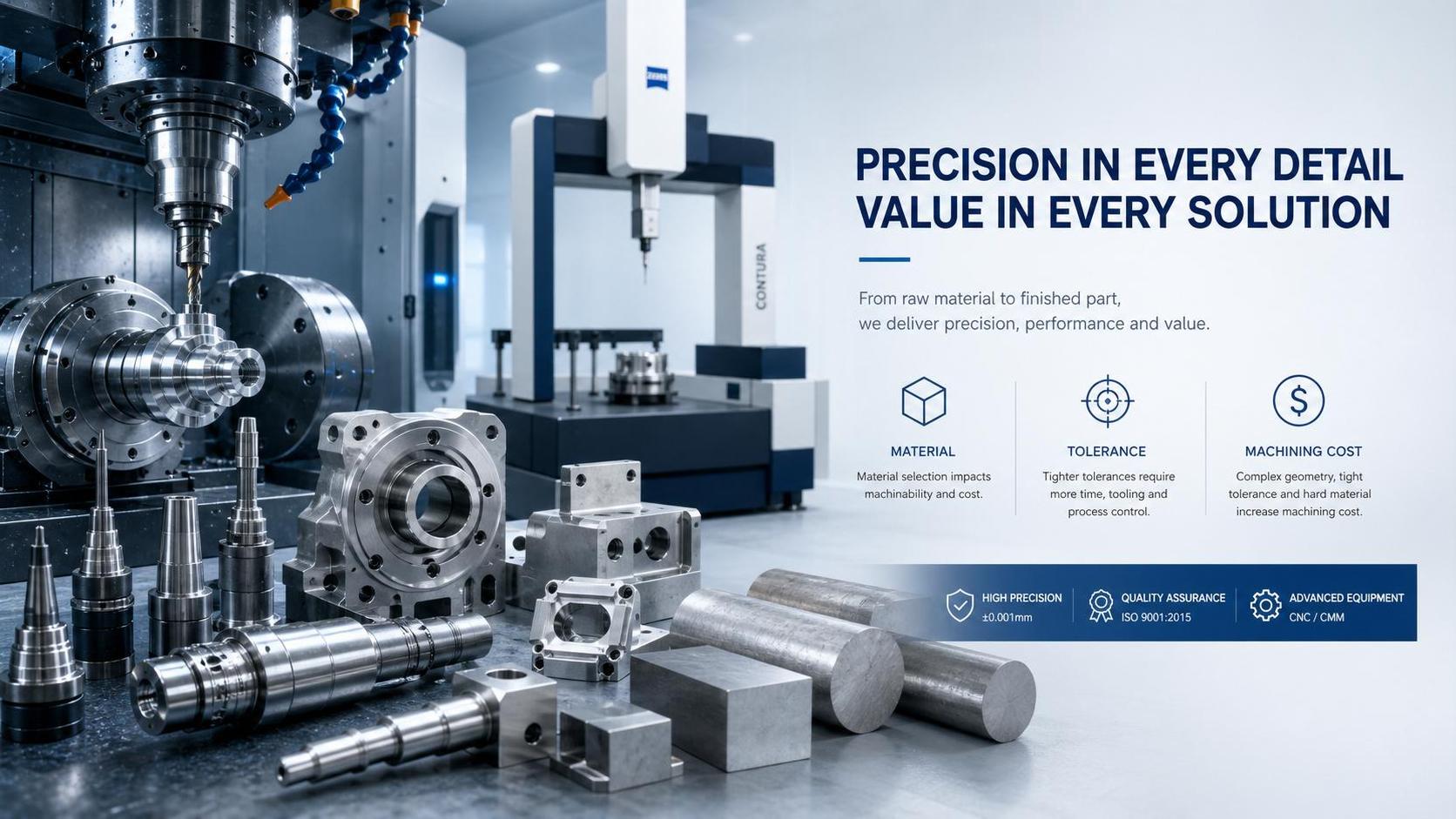 Industrial Machining Cost Factors That Impact Supplier Selection
