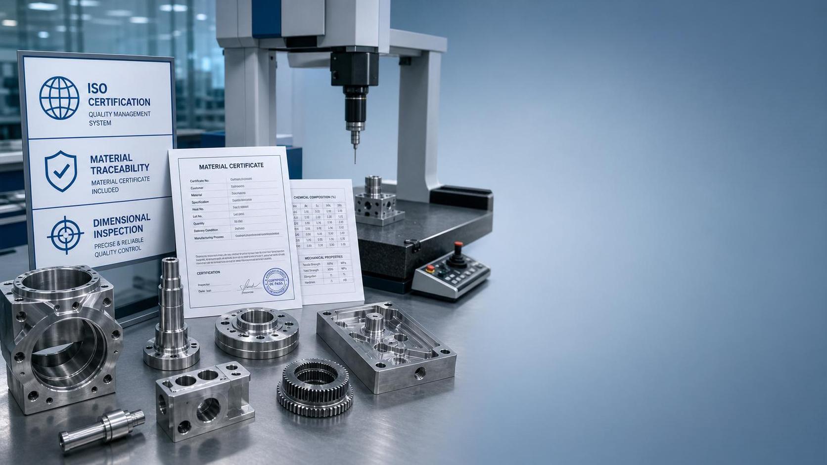 What Certifications Matter in CNC Manufacturing? ISO, Material, and Inspection Basics