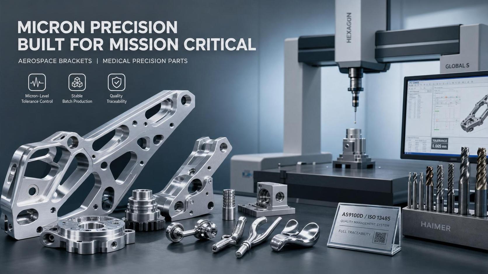 CNC Machining Achievable Tolerance 2026 for Medical and Aerospace Parts