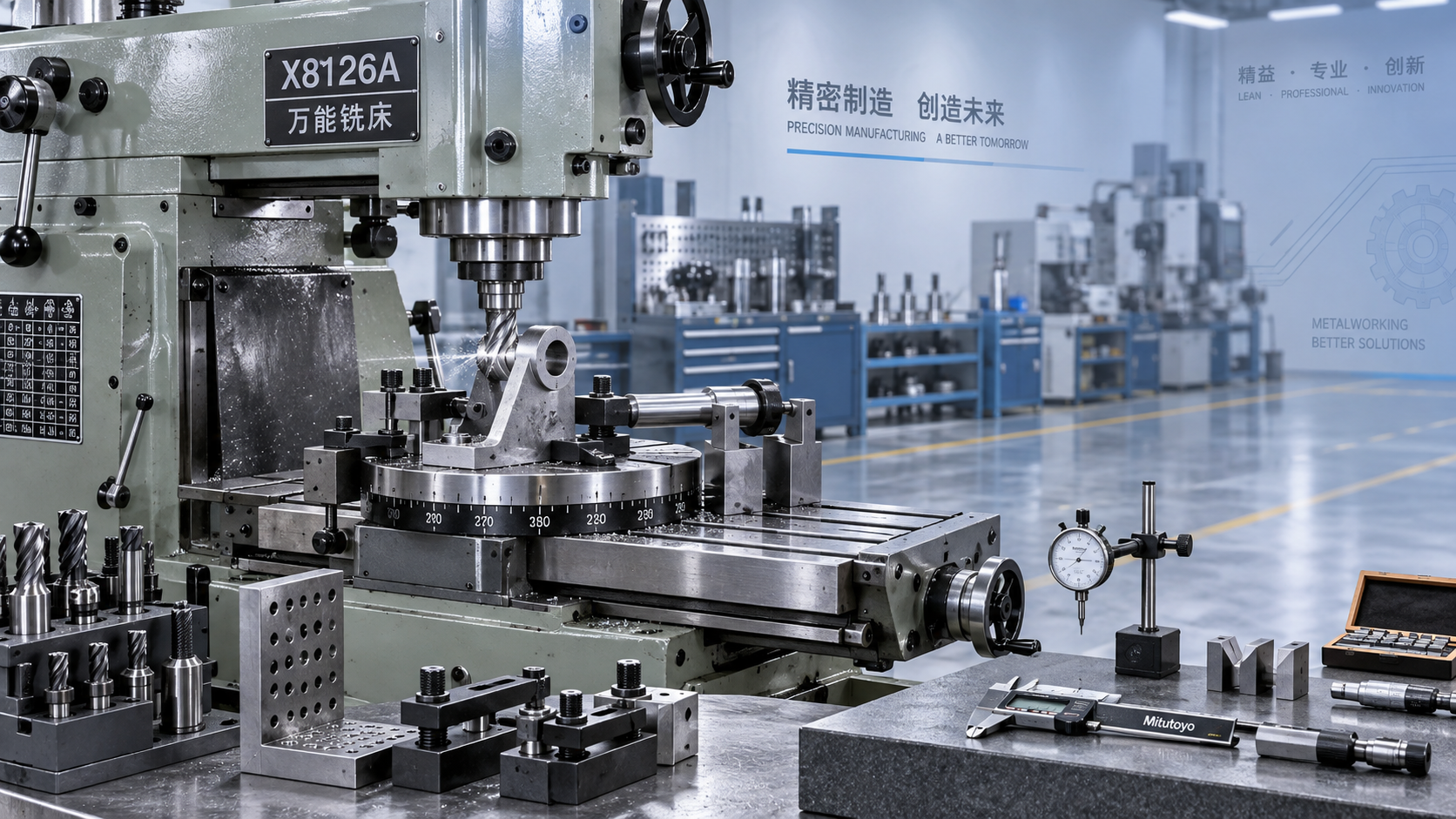 When the Universal milling machine X8126A suits low-volume repair work