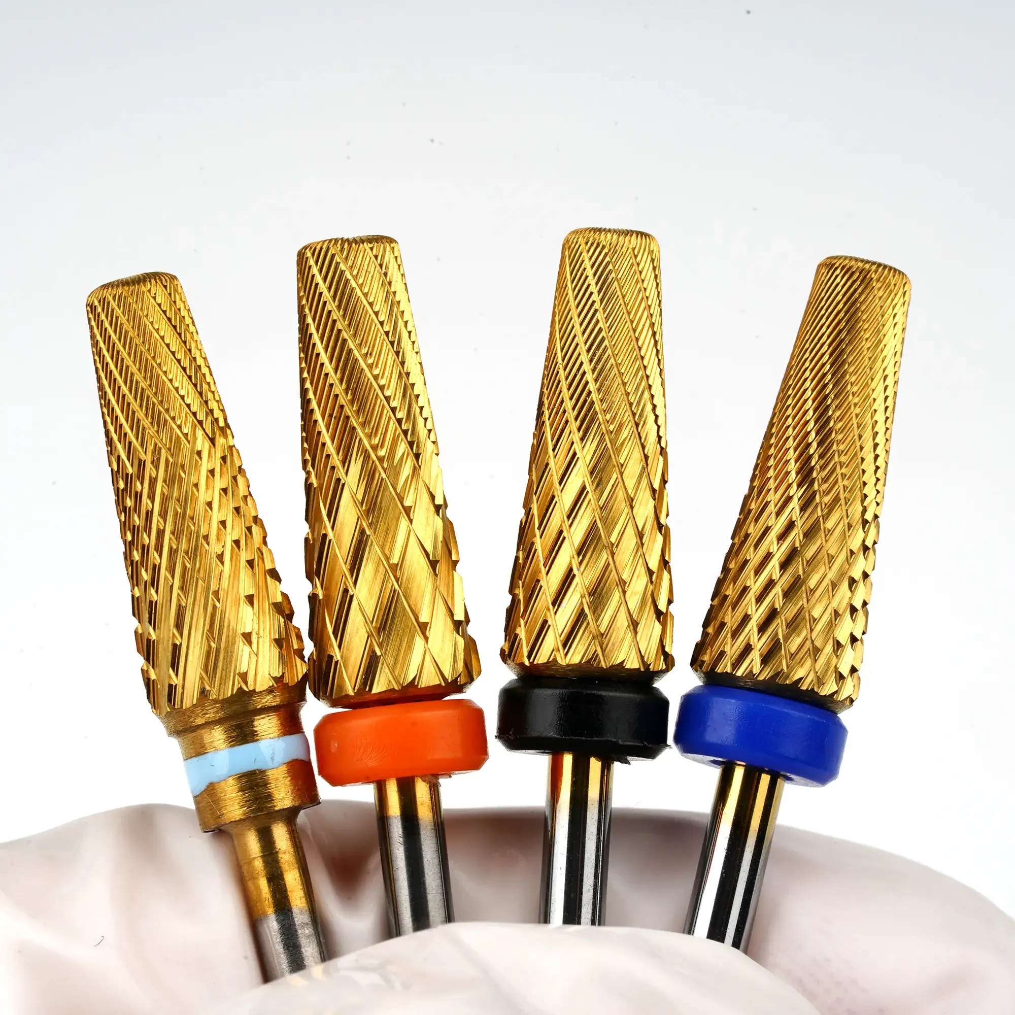 5 In 1 Pro Gold Tungsten Carbide Nail Drill Bit