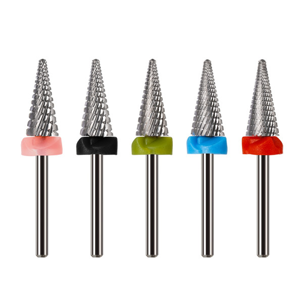  Whole Tungsten Carbide Material Nail Drill Bit Cross Cut Teeth Fast Remove Nail Gel Professional Nail Use