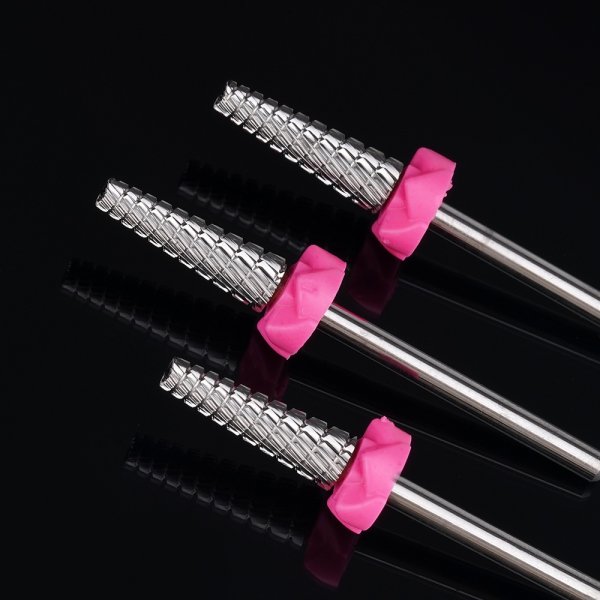 New Slant Tooth Tungsten Steel Nail Drill Bits Dead Skin Removal 5-in-1 Universal Grinding Nail Polish Head Tool Nail Drill Bits
