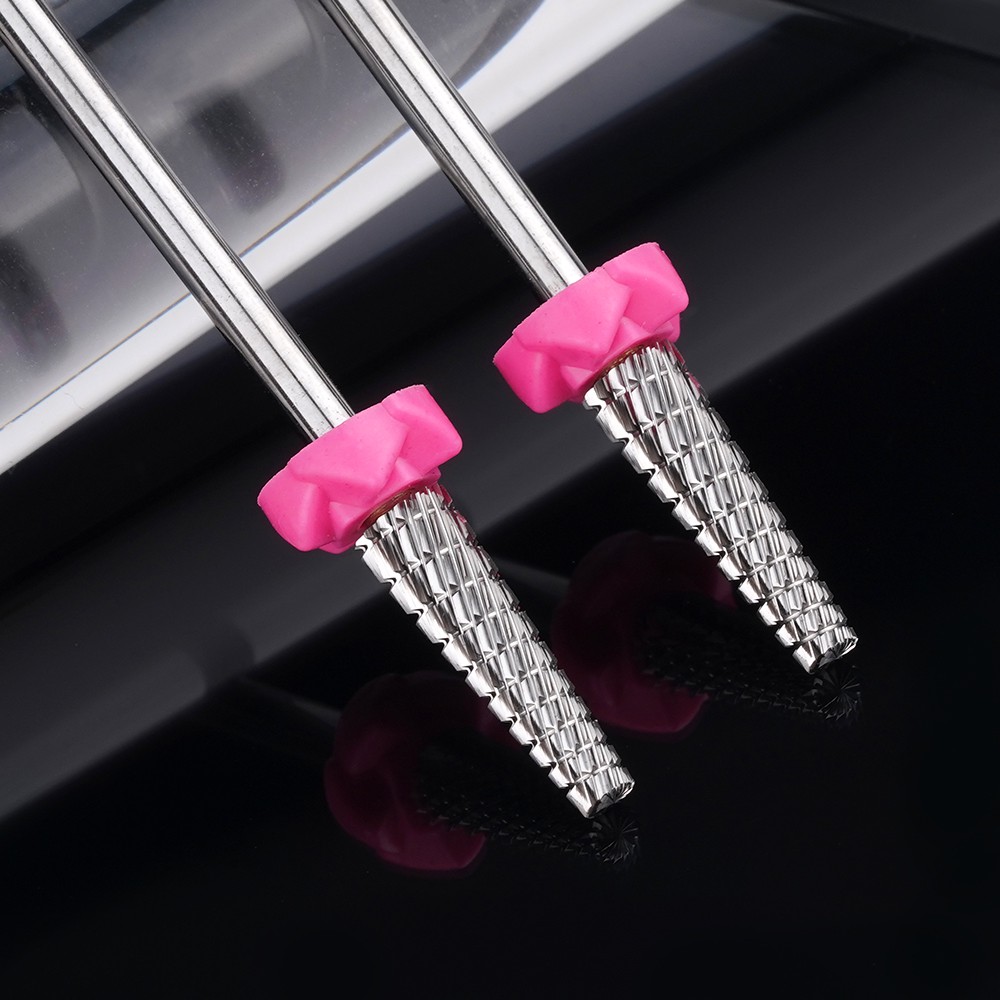 New Slant Tooth Tungsten Steel Nail Drill Bits Dead Skin Removal 5-in-1 Universal Grinding Nail Polish Head Tool Nail Drill Bits