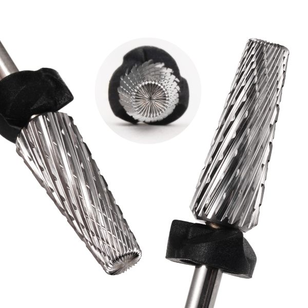 Professional Right and Left Handle Customized Logo Print Tungsten Manicure Art Use Carbide Nail Drill Bit