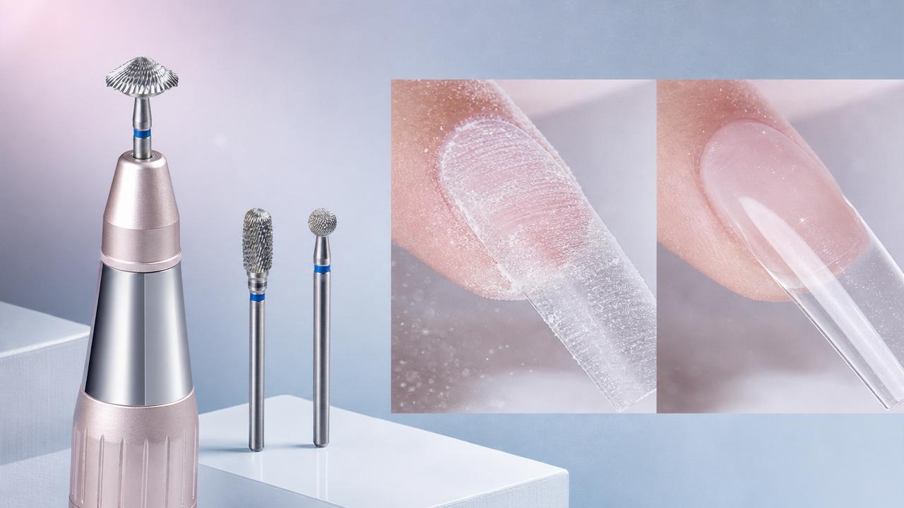 How to Remove Thick Gel Faster With Electric Drill Manicure Bits How to Remove Thick Gel Faster With Electric Drill Manicure Bits