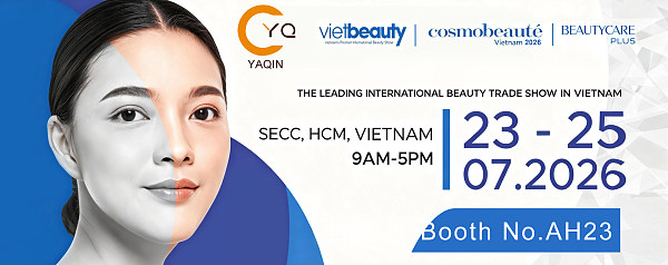 YAQIN to Exhibit at Vietbeauty x Cosmobeauté Vietnam 2026 – Meet Us at Booth AH23