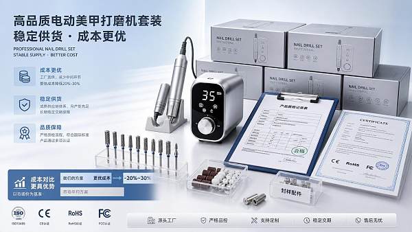 Electric Nail File Supplier Comparison: Cost vs Quality