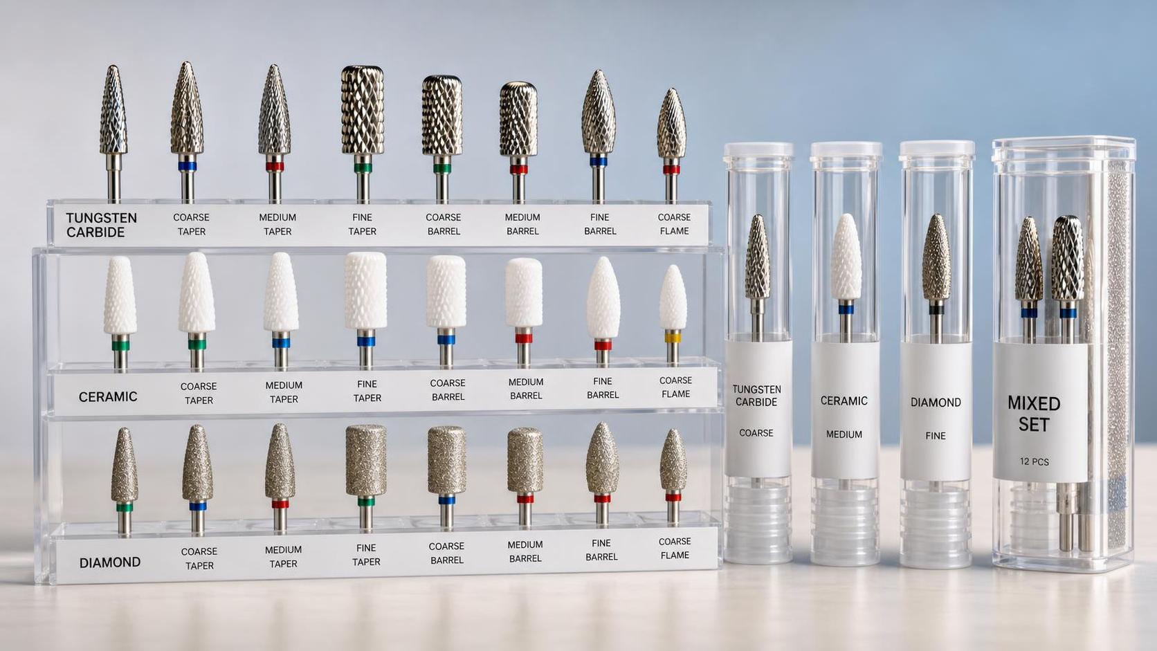 Wholesale Nail Drill Bits Buying Guide: How to Compare Cost, Material, and Grit