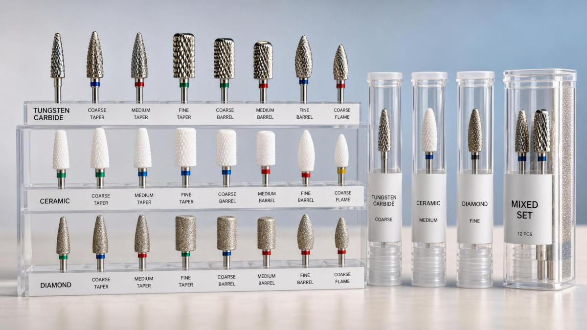 Wholesale Nail Drill Bits Buying Guide: How to Compare Cost, Material, and Grit Wholesale Nail Drill Bits Buying Guide: How to Compare Cost, Material, and Grit