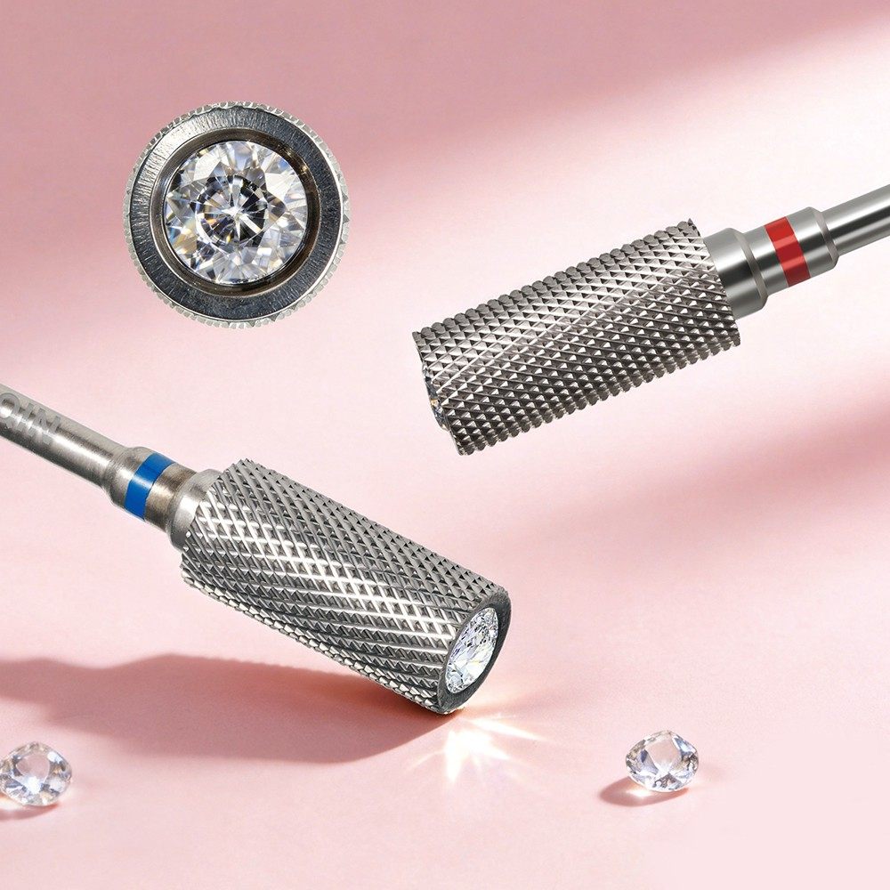 High Quality Tungsten Carbide Nail Drill Bits Bidirectional Super Long Gel Nail Polish Cuticle Nail Drill Bits