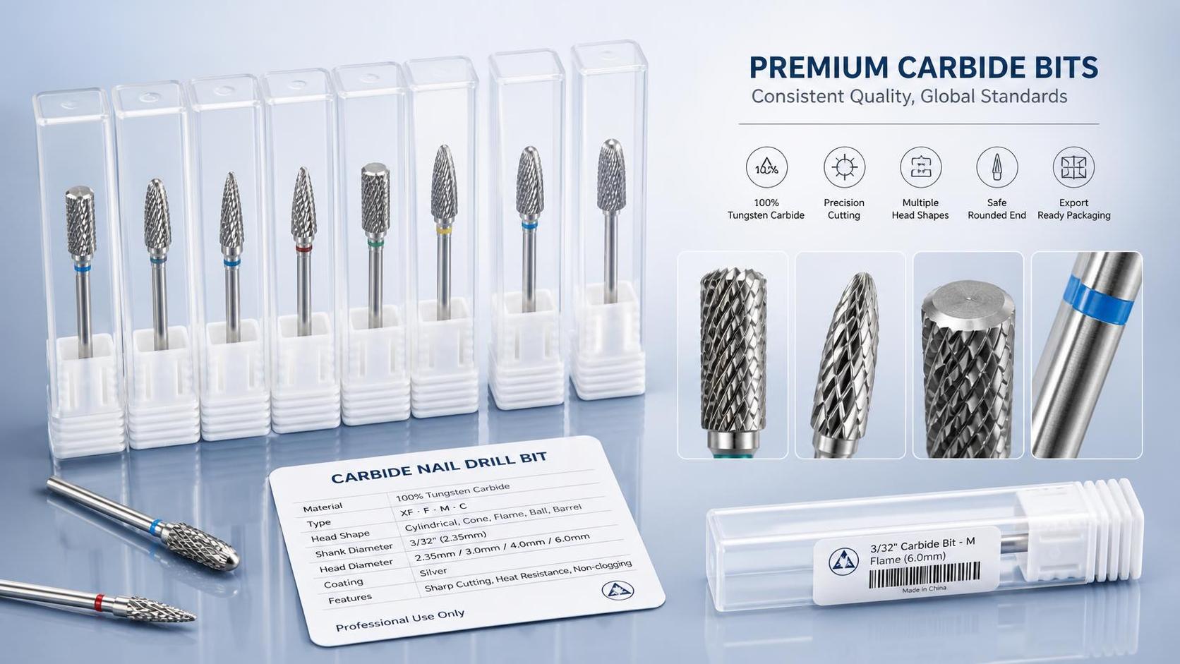 What to check before choosing a nail drill bit supplier in Russia