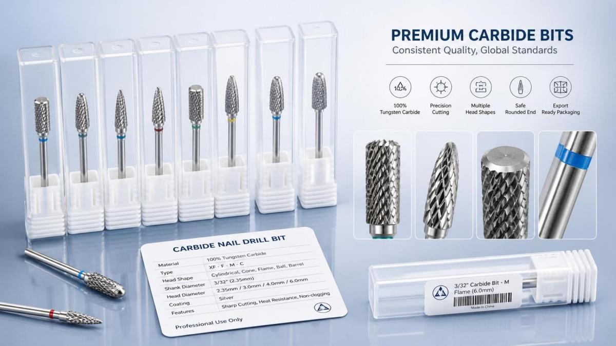 What to check before choosing a nail drill bit supplier in Russia