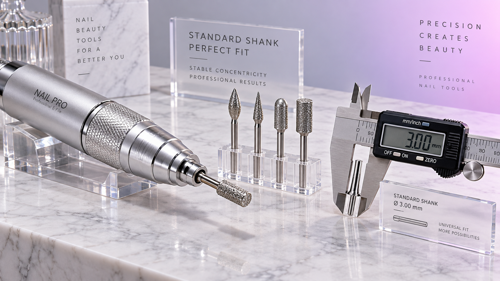 How to Verify Fit Between Hytos Nail Drill Bits and an E-File Handpiece