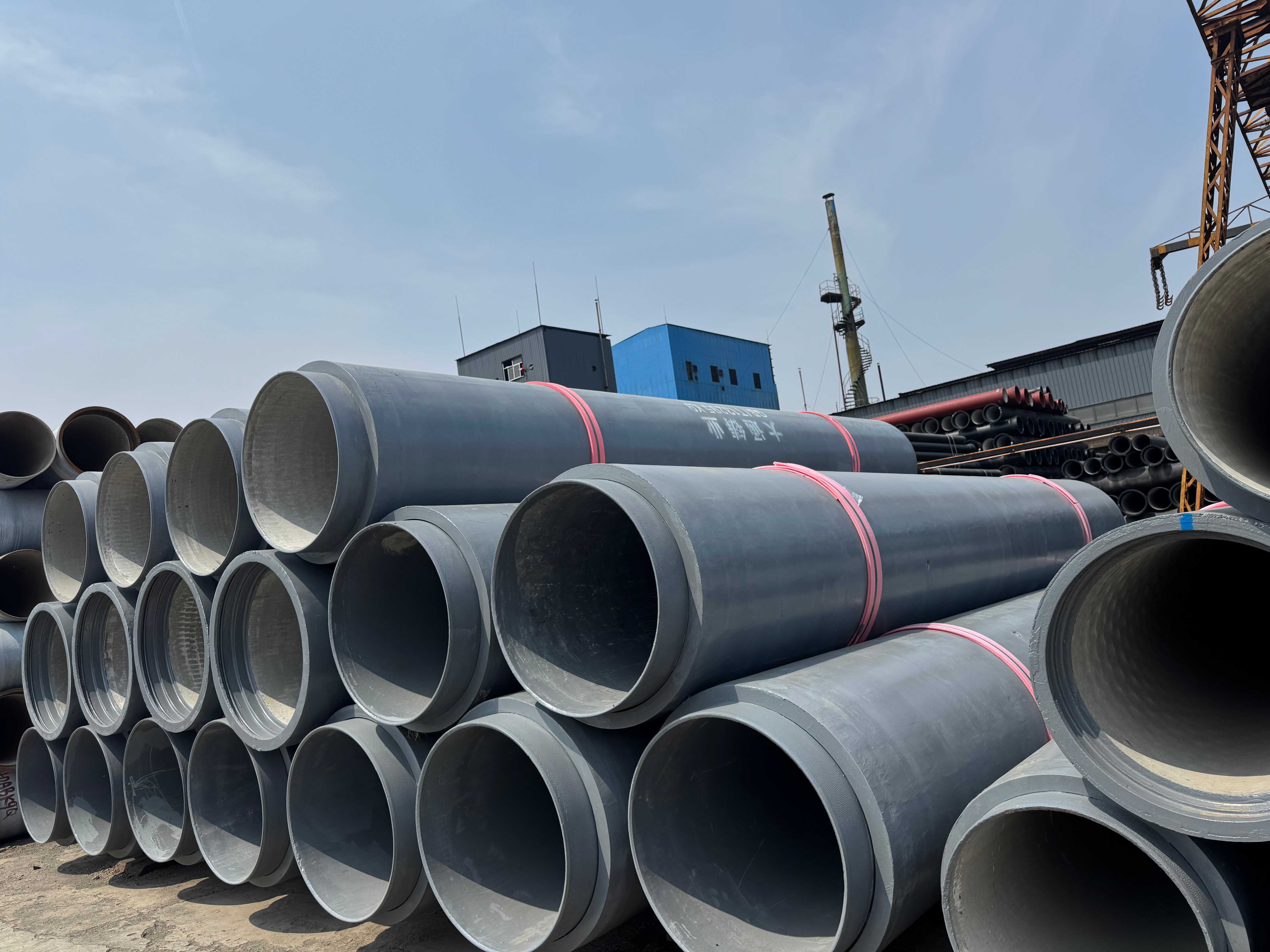 Construction of ductile iron pipes and fittings for the large-scale centralized water supply project in urban and rural areas of Tianzhen County; 6. Comprehensive management project for groundwater over-extraction in Shangshui County by the end of 2025 (internal self-anchored drag pipe).
