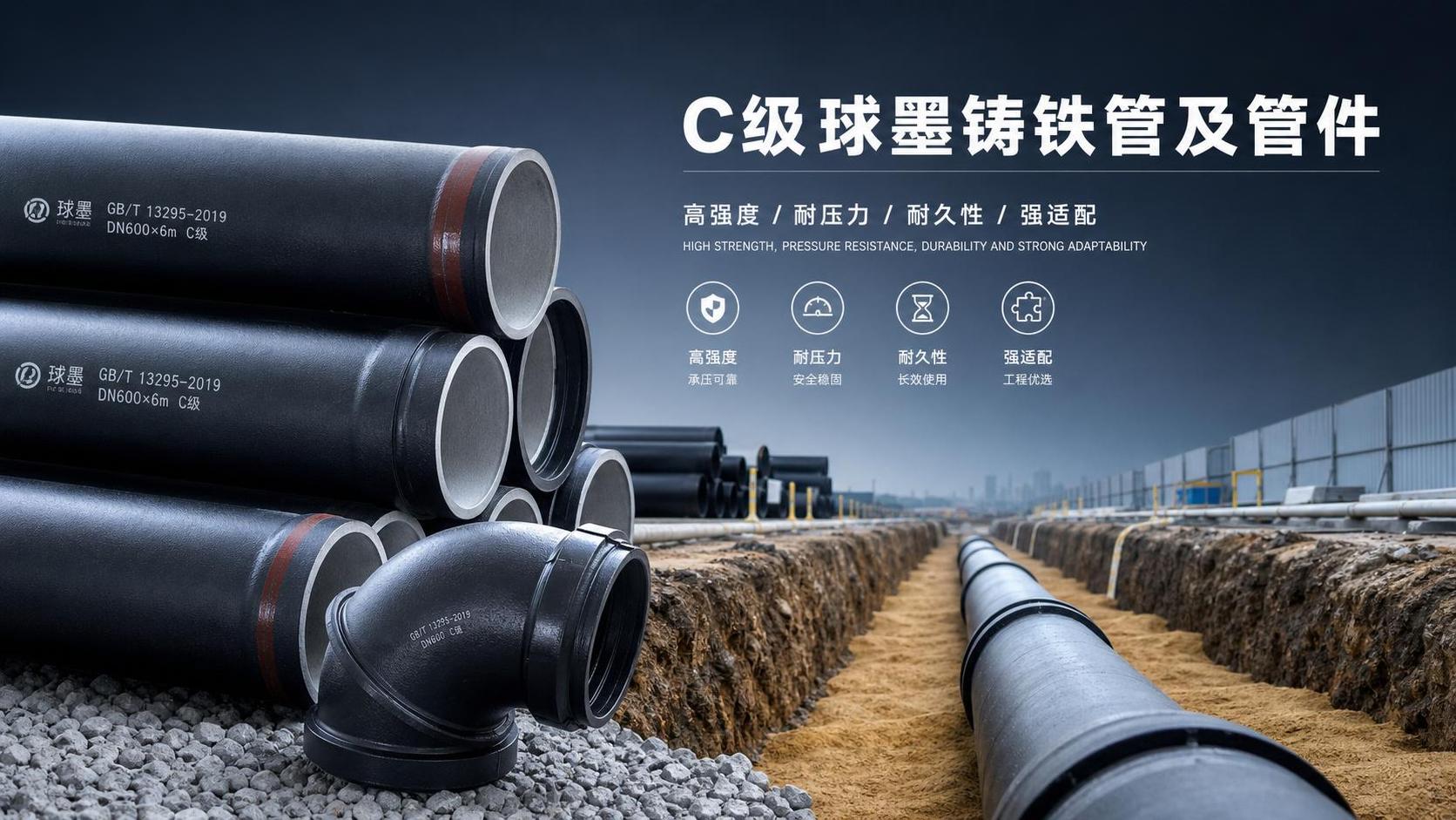 Grade C Ductile Iron Pipe: What the Grade Means for Strength and Project Use