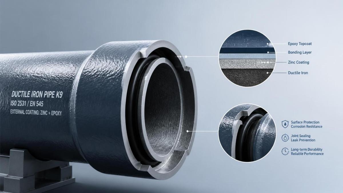 Common Coating and Corrosion Issues in Ductile Iron Pipe K9