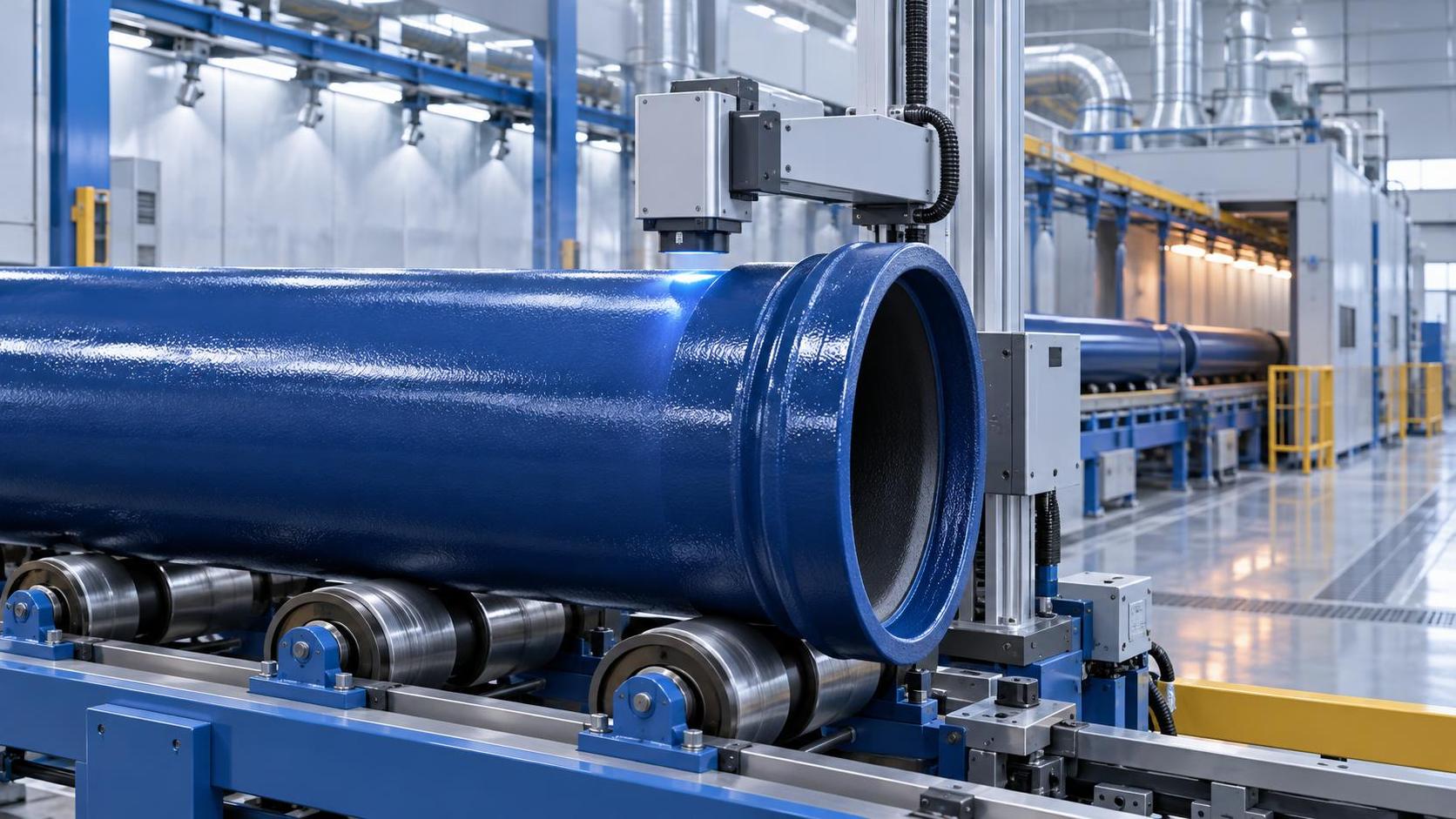 How a Ductile Iron Pipe Factory controls coating quality