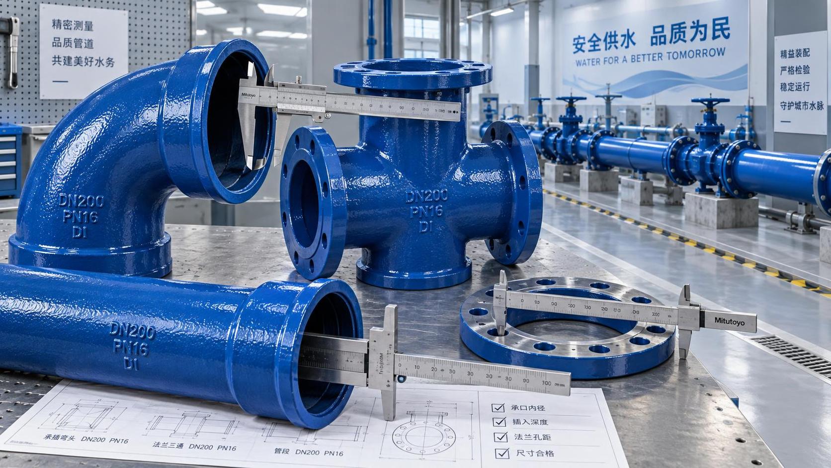 How dimensional tolerances affect ISO 2531 ductile iron pipe fitting