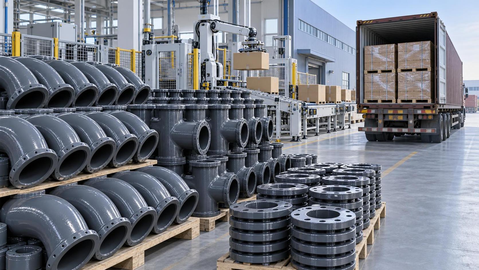 When bulk orders reduce ductile iron pipe fittings price