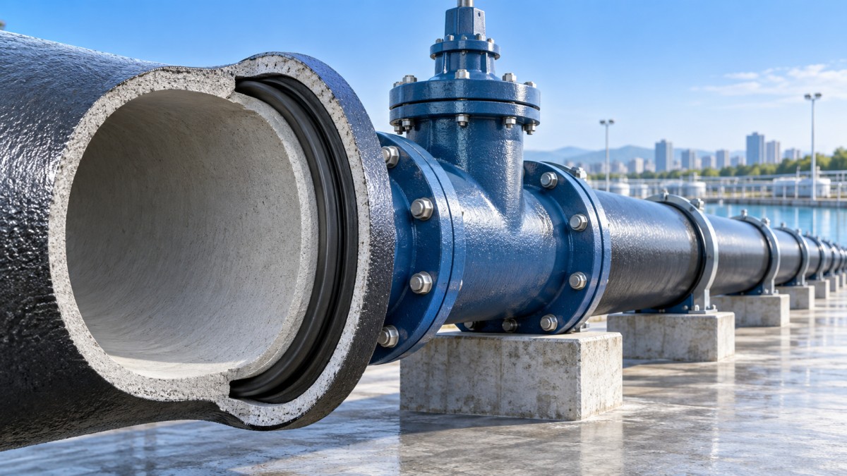 Prüfungen der Trinkwasserkonformität für kommunale Systeme aus duktilem Gussrohr