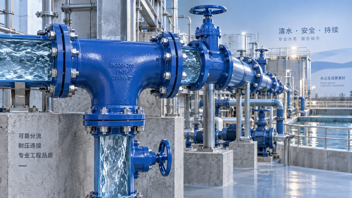 Designing Flow Distribution with Three-Way Fittings in Water Pipelines Designing Flow Distribution with Three-Way Fittings in Water Pipelines
