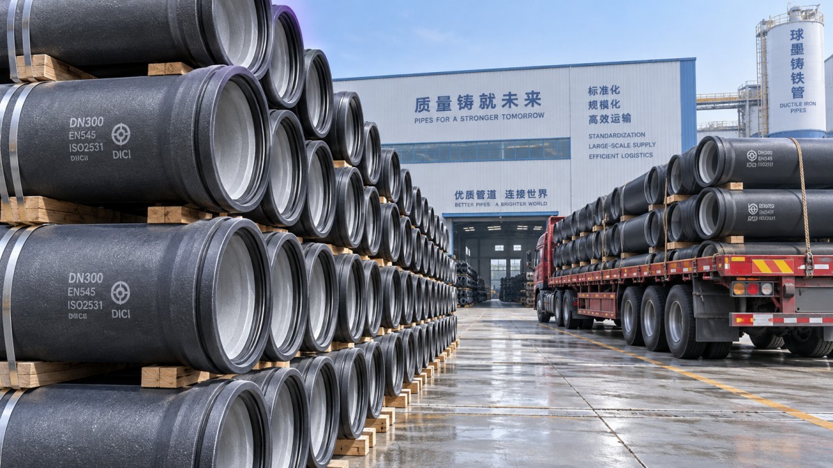 Quand les commandes en gros peuvent réduire le prix au mètre des tuyaux en fonte ductile