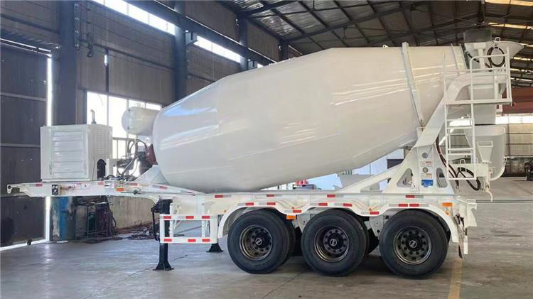 What drum blade wear means for a 3-Axle Concrete Mixer Trailer
