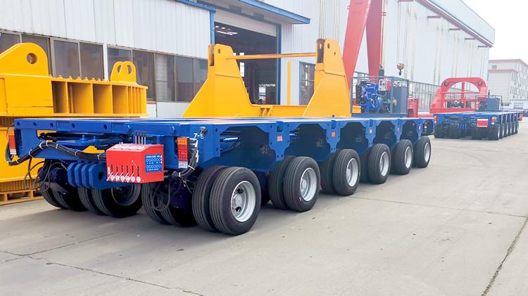 What are the three types of trailers? 6 Line Scheuerle SPMT (2)