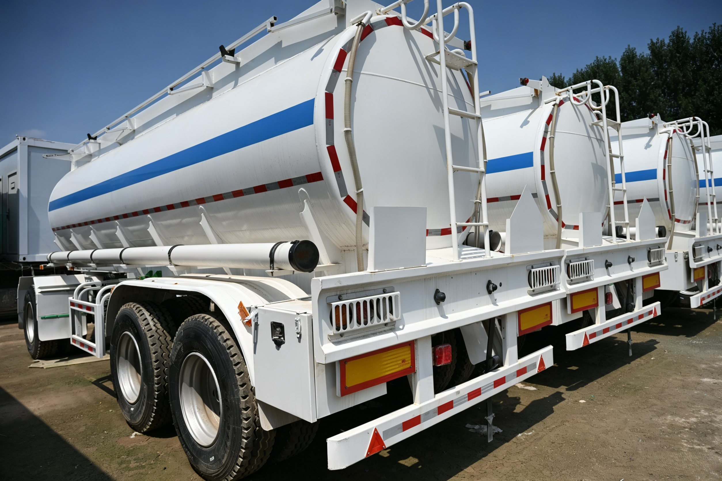 15CBM Fuel Tanker Drawbar Trailer