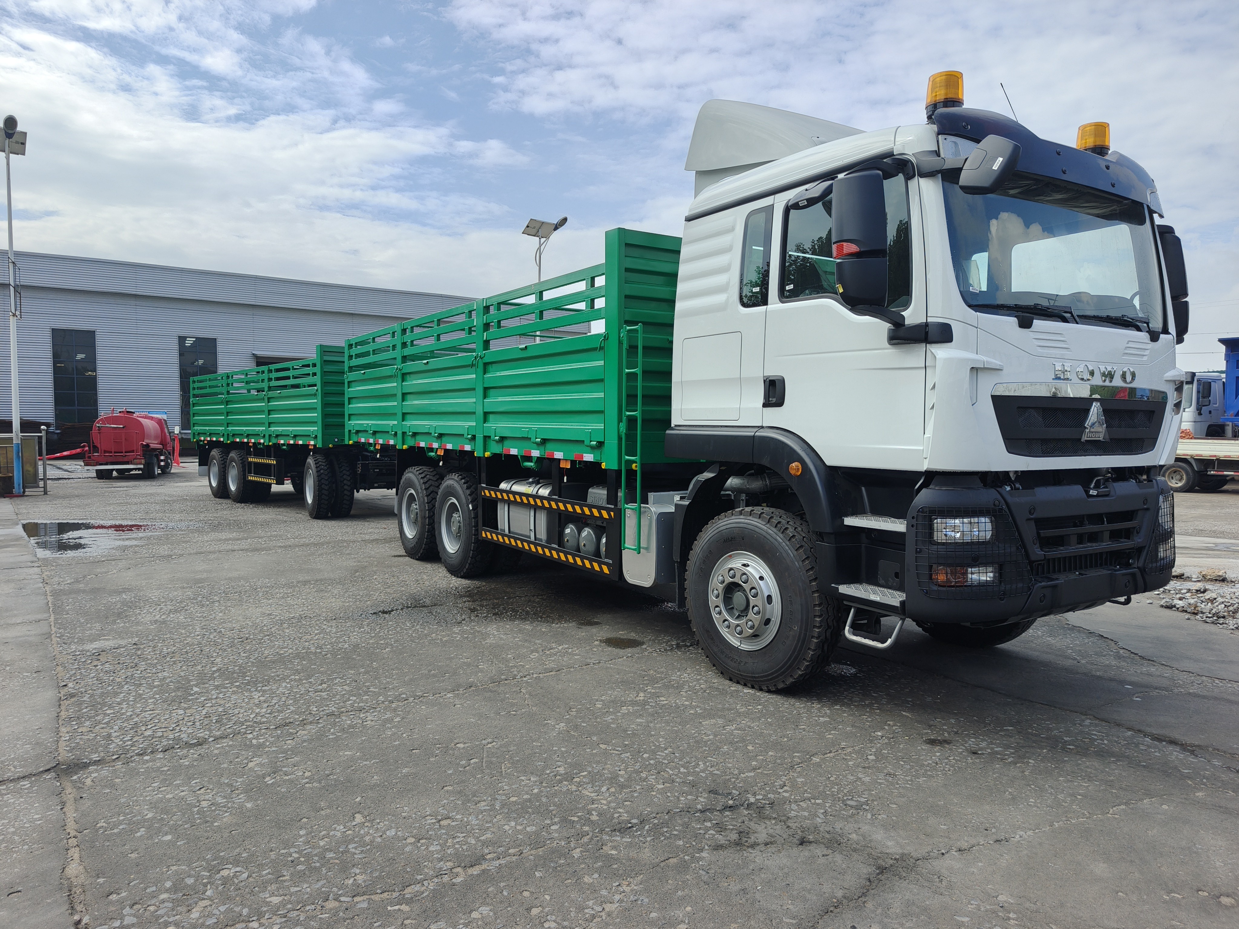 3-Axle Fence Drawbar Trailer