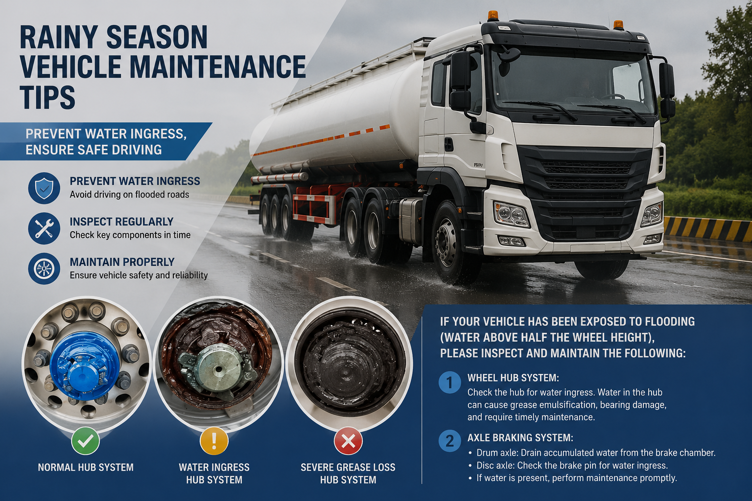 Essential Tips to Protect Your Trailer Axles From Rain & Flood Damage