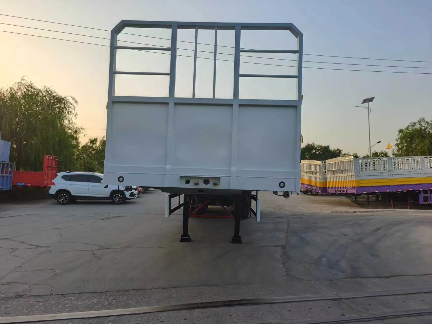 3 Axles Sidewall Semi Trailer