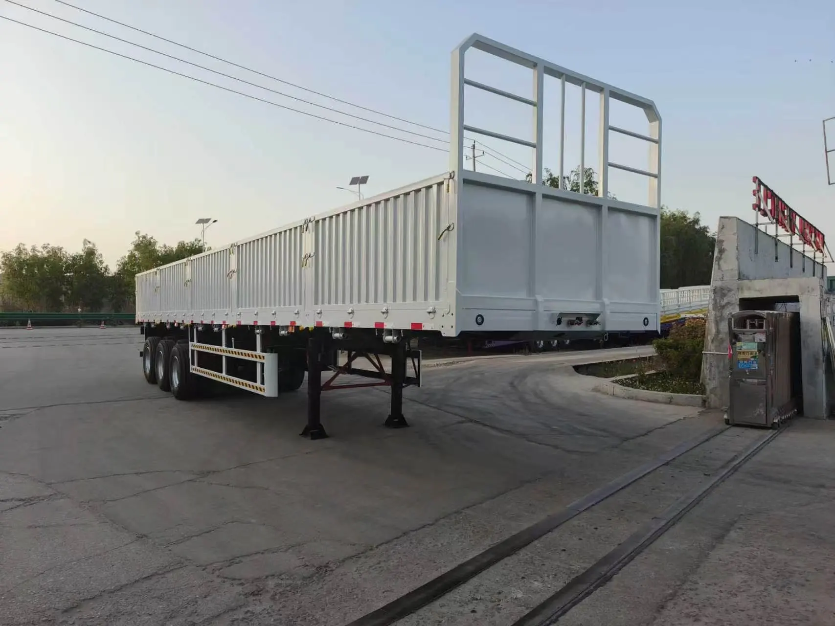 3 Axles Sidewall Semi Trailer
