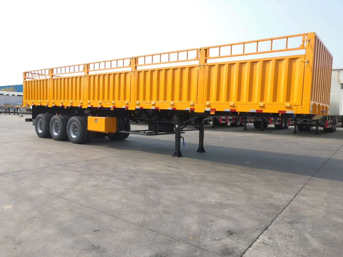 3 Axles Fence Semi Trailers